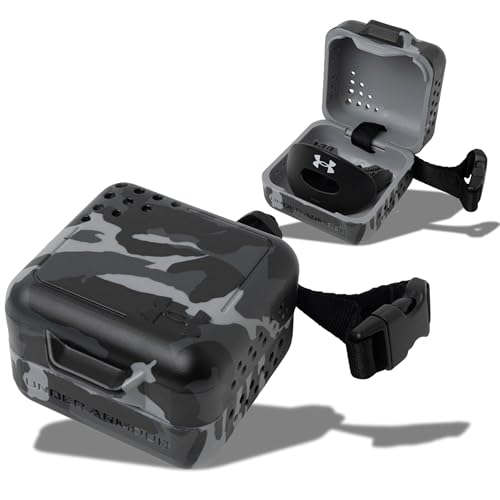 Under Armour Mouth Guard Case. Mouthguard Storage. Keep it Clean and Secure - color: Black Camo
