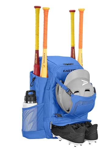 Easton Easton | Walk-off Ethos Backpack Equipment Bag | Baseball & Softball | Multiple Colors - color: Columbia Blue