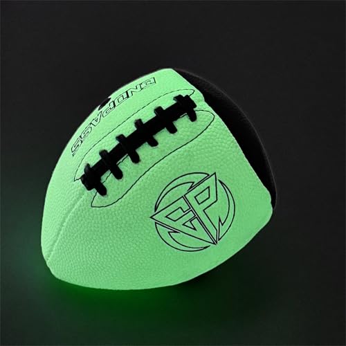 Pass and Catch Absorbing Light Glow in The Dark Pass Back Football Training Practice Equipment for Youth Ball Handling Shooting Skill Improving Supplies