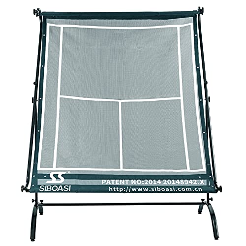 Tennis Rebounder Net - Rebound Wall for Racquet Sports - for Pickleball Paddle Squash Racquetball Table Tennis -Portable Backboard for Indoor & Outdoor Training SIBOASI