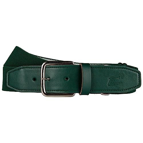 Champro Elastic Baseball Belt with 1.5-Inch Synthetic Tab - color: Forest Green, size: Youth