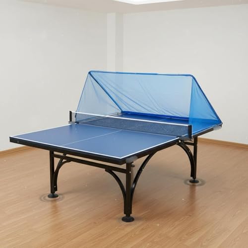 Milageto Table Tennis Return Net Easy to Install Table Tennis Ball Collector Frame Athletic Gear for Beginners