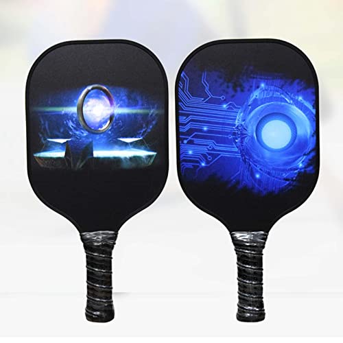 2 Pieces Set Indoor Outdoor Lightweight Rackets Wood Ergonomic Grip with Portable Storage Bag Suitable for Adult Gift