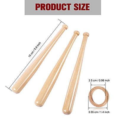 Mudder 20 Pack Baseball Stand Baseball Holders Balls Display Wooden Display Stand Holder Centerpieces for Tables for Sports Lover (Light Brown) - color: Light Brown