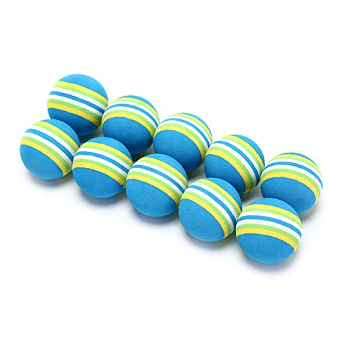 12pcs EVA Foam Golf Practice Balls Sponge Indoor Golf Practice Ball Training Aid, Blue