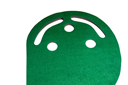 Izzo Golf 3' x 9' Three-Hole Putting Mat - Indoor Putting Training Aid