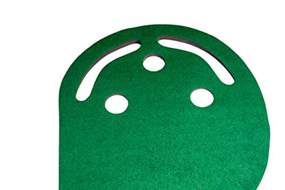 Izzo Golf 3' x 9' Three-Hole Putting Mat - Indoor Putting Training Aid