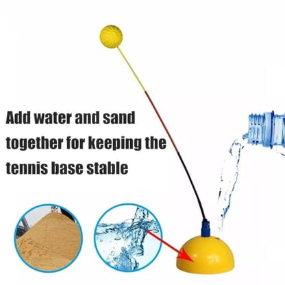 Kids Rebound Ball for Solo Tennis Practice - Indoor/Outdoor Rebounder Device - Strengthen Muscle Memory & Correct Posture