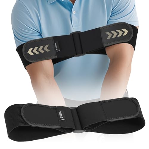 Adjustable Golf Swing Trainer Arm Band – 2026 Essential Golf Accessories for Golfers – Innovative Arm Connection Aid with Strong Restraining Power to Fix Chicken Wing & Improve Swing Stability