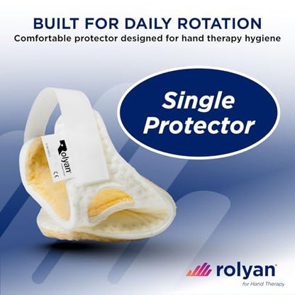 Rolyan – Palm Protector – Left Hand – Finger Separator Glove – Single Pack, Soft Padded Palm Guard for Hand Contractures and Finger Spasticity, Lightweight Hand Protector, Washable - size: With Finger Separator, style: Left Hand