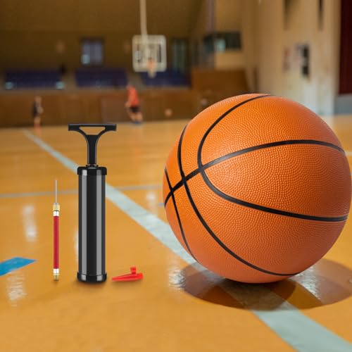 Chumia 8 Sets Ball Pumps Air Pump Bulk for Balls with Needle, Nozzle, Extension Hose Sports Ball Tool for Soccer Basketball Football Volleyball - color: Black, Yellow