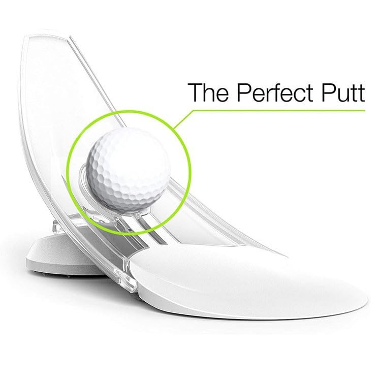 Indoor Putting Trainer—Portable Foldable Putting Practice Equipment for Perfecting Your Swing Premium Golf Training aid for Home/Office use