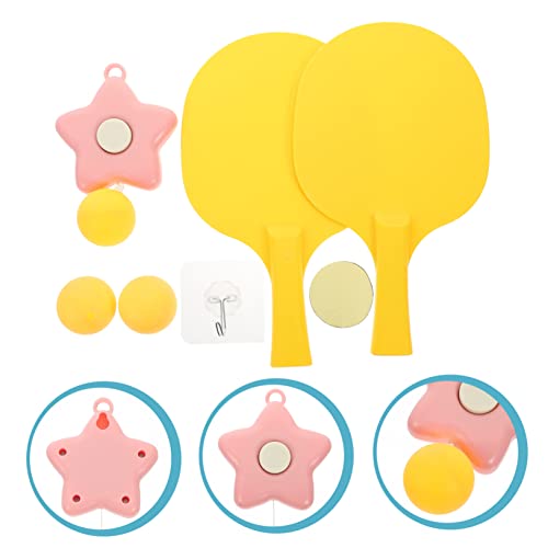 balacoo Table Tennis for Boys and Girls Indoor Hanging Practice Table Interactive Pong Ball Trainer