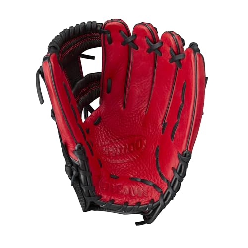 Wilson 2024 A1000 Infield Baseball Gloves - color: Red/Black/White
