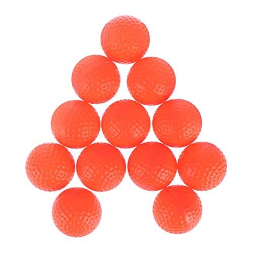 12pcs Indoor Golf Practice Balls Soft PU Material Realistic Feel for Training Suitable for Backyard and Indoor Use Exercise Training Aids
