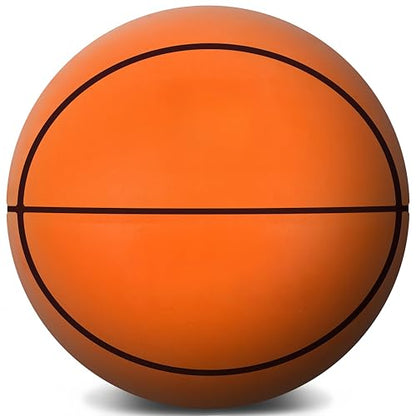 Size 7 (29.5") Silent Basketball High-Density Soft Foam and Low Noise Indoor Training Ball Easy Grip Highly Elastic Practice Ball