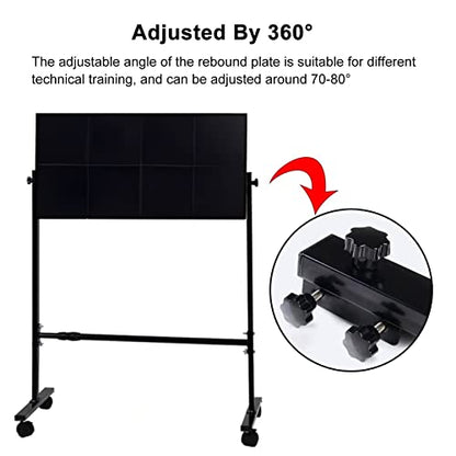 Indoor Table Tennis Equipment for Balls Rebound, Exerciser Training Ping-Pong Return Board for Kids Adult, Self-Study Skills Baffle