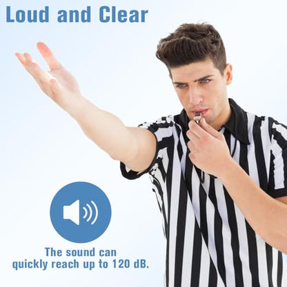 Whistles, Sports Coach Whistle, Whistle for Adults Stainless Steel Whistle for Coach Teachers Referees Officials