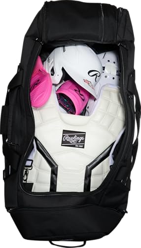 Rawlings | YADI 2.0 Wheeled Catcher's Bag | Yadier Molina Model | Baseball/Softball | Multiple Styles