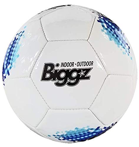 Biggz (Pack of 50) Premium Digital Soccer Balls with Hand Pump