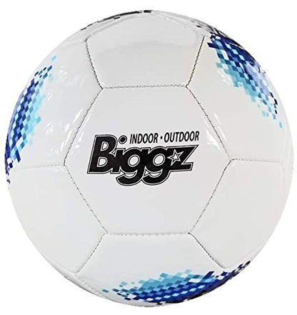 Biggz (Pack of 50) Premium Digital Soccer Balls with Hand Pump