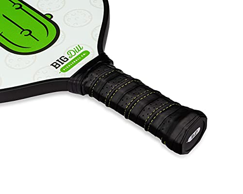 Big Dill Pickleball Co. Pickleball Paddle with Cover Choose Fiberglass Pickleball Racket or Graphite Carbon Fiber Pickle Ball Paddle | USA Pickleball Approved Pickleball Paddles
