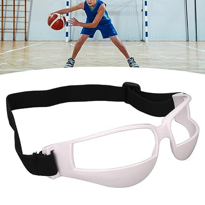 Horoper Basketball Goggles Basketball Training Tool Lightweight Adjustable and Anti Bowing Basketball Dribbling Goggles for Enhanced Skills and Head Protection