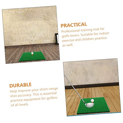 Golf Hitting Mat 30x30CM Indoor Golf Training Turf Pad Sturdy Grass Mat for Practice Suitable for Skill Levels
