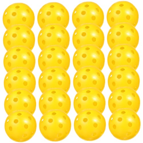 Totority 24pcs Indoor Golf Training Balls Durable Airflow Practice Balls for Skill Improvement Lightweight Plastic Design for Targeted Indoor Practice Golfing Accessories