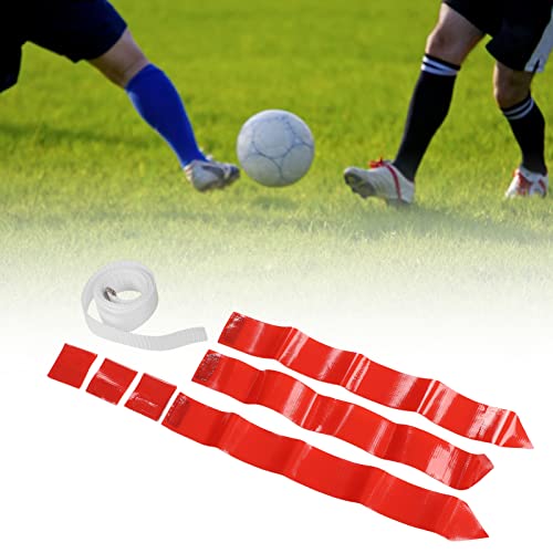 KANASI Football Belt Flag, PVC waist flag set with 3 flags for youth competition training games practices