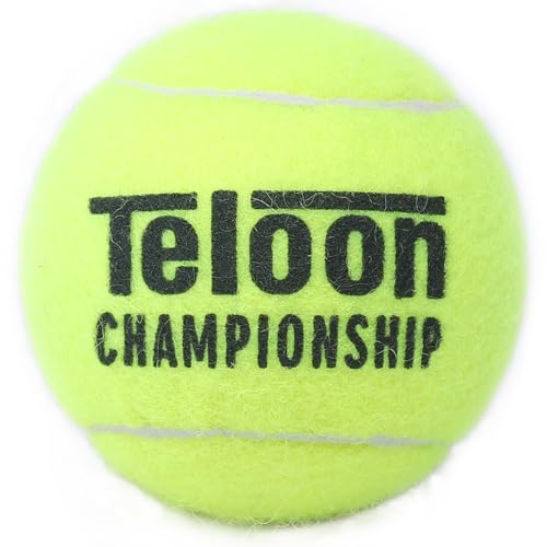 Teloon Championship Tennis Balls - Extra Duty - Regular Duty Felt Pressurized Tennis Balls - color: 1 Can , 3 Balls