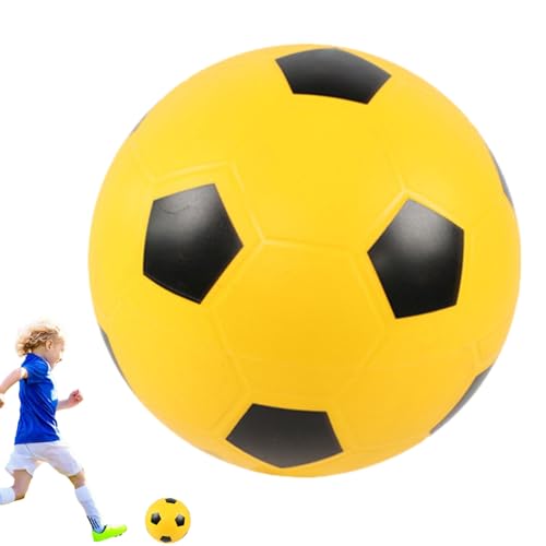 Silent Soccer Ball, Sponge Foam Footba ll,High Density Soft Quiet so ccers, No Noise Bouncing Ba ll Quiet Training for Home Practice, Home Training,Suitable for Boys and Girls,8.27in