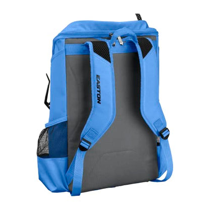 Easton | Ghost NX Backpack Equipment Bag | Adult | Fastpitch Softball | Team Logo Panel | Multiple Colors - color: Carolina Blue