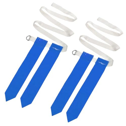 BESPORTBLE Football Label Webbing Flag Playbook Sports Game Receiver Nylon Rugby Waist Belt Rugby Training