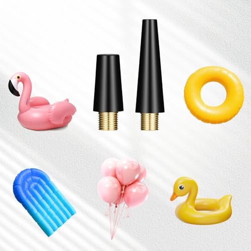 16 Pcs Universal Air Pump Adapter Kit, Bike Pump Valve Adaptors, Ball Pump Needles, Inflatable Nozzles for Inflatable Pool Toys, Bike Tires, Air Compressor, Air Mattress, Basketball
