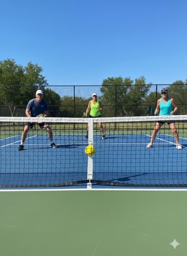 Pickleball Training Ball, Indoor Outdoor Practice Ball, Yellow with Black Holes, Plastic, Lightweight Design