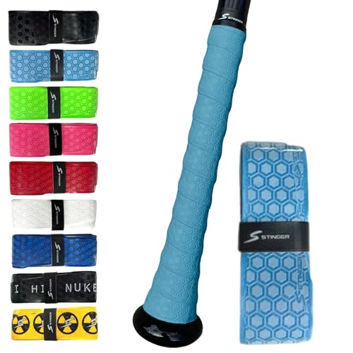 Stinger Sports Premium Polymer Bat Grip (Baseball and Softball) - color: Carolina Blue