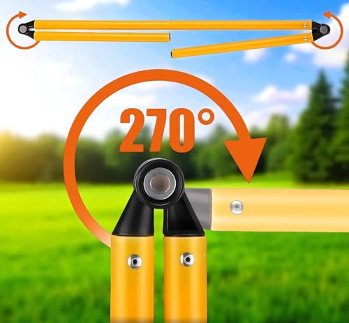 6 Pack 5FT Adjustable Soccer Agility Poles Detachable Training Slalom Sticks for Speed, Footwork & Turf Drills