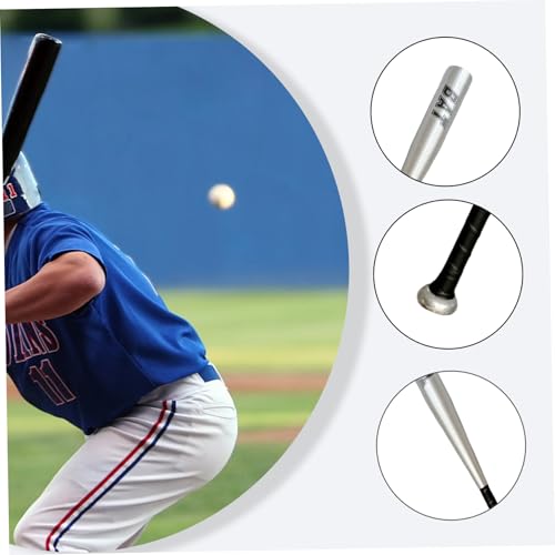 Aluminum Baseball Bats for Kids & Adults 20 Inch Metal Baseball Bat with Wrapped Handle Replacement Lightweight Equipment for Training, Silver