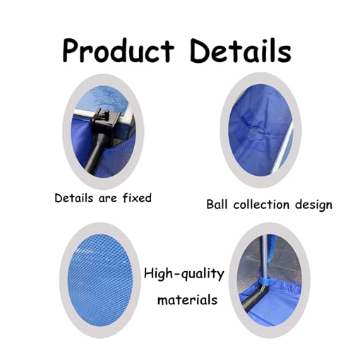 TNZMART Portable Ping Pong Net with Ball Picker Upper for Any Table Tennis Table Self Collection Clamps Easy Setup Set for Adults Beginners Home Indoor Outdoor Training