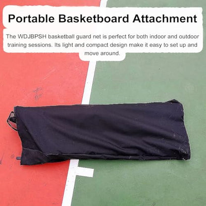 Basketball Shooting Machine Upgraded Hanging Basketball Rebounder Attachment, Heavy Duty Basketball Shot Returner Net System for Hoop, Metal Rotating Return Chute