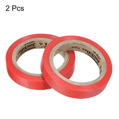 PATIKIL Grip Finishing Tape, PVC Racquet Finishing Tapes Racket Accessories Sticky Seal for Tennis Badminton - color: Red