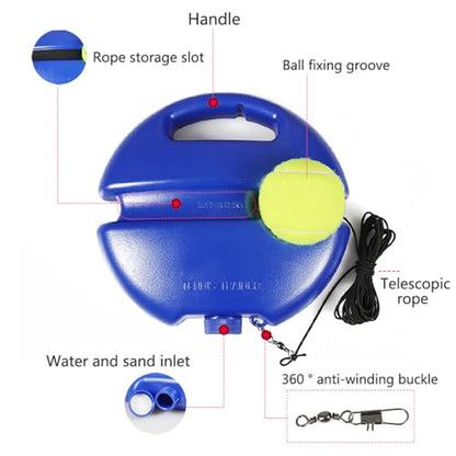 ACAGALA Match Pickleball Trainer Portable for All Skill Levels Single Player Pickleball Trainer Rebound