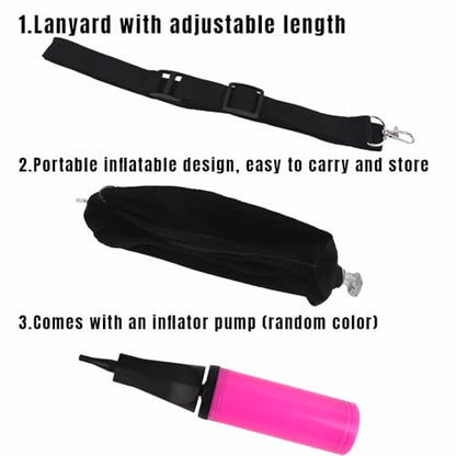 Golf Swing Training Aid for Beginners - Inflatable Smart Ball Arm Correcter, Adjustable Strap & Air Pump to Improve Swing Form