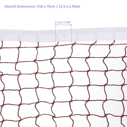 M METERXITY Foldable Badminton Net Portable Badminton Durable Badminton Replacement Net Polypropylene Sports Net for Indoor Outdoor Backyard