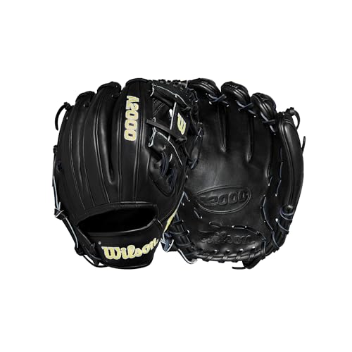 Wilson 2024 Classics Series A2000 Baseball Gloves - color: Black/Yellow, size: Infield - 11.5"
