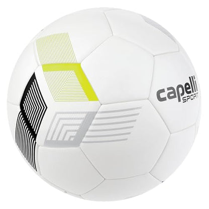 Capelli Sport Soccer Ball Size 5, Tribeca Metro Team FIFA Basic Soccer Ball for Youth and Adult Players, Outdoor and Indoor Training, Neon Lime