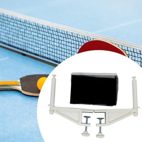 Table Tennis Net Post Set Pong Mesh Rack Exercise Portable Replacement Pong Clamp Net Practice for Outdoor