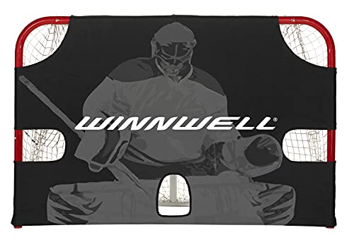 Winnwell Hockey Goal Shooting Target Heavy Duty Shooter Trainer Tutor | Training & Practice Accuracy Equipment for Ice Hockey & Street Hockey