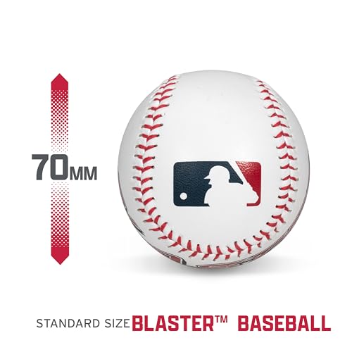 Franklin Sports Blaster Plastic Baseball Bat + Ball Set - Youth 32" Toy Bat + Official Stitched 70mm Lightweight Ball - style: Replacement Balls